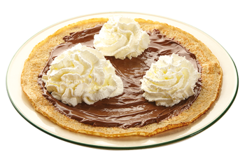 Nutella met slagroom